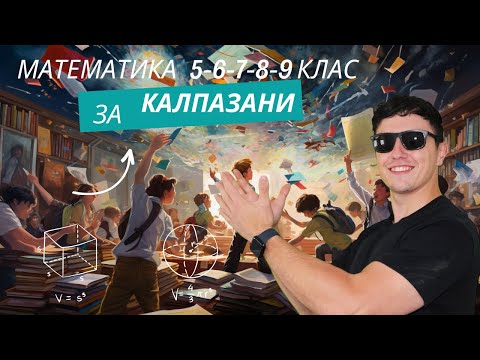 Видео: Математика за калпазани / Лице на триъгълник 5-6-7-8.....клас