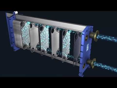 Видео: Устройство и принцип работы пластинчатого теплообменника