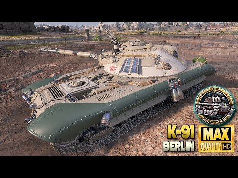 Видео: К-91: Хорошая медаль Колобанова на карте Берлина - World of Tanks