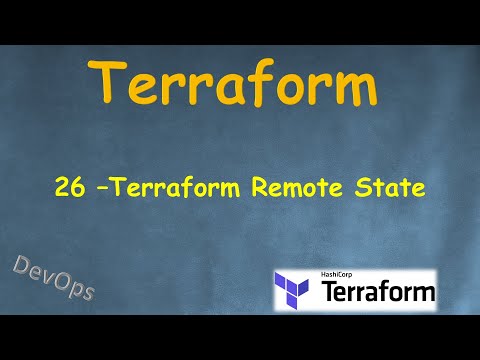 Видео: 26-Terraform - Использование Terraform Remote State