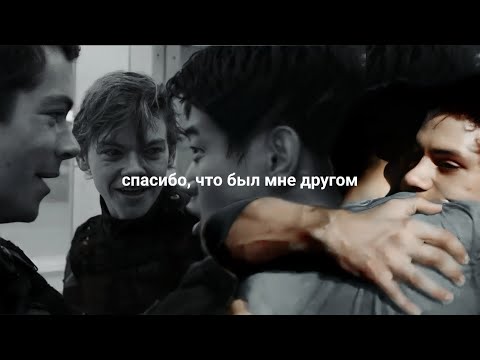 Видео: Томас, Ньют и Минхо • Спасибо, что был мне другом