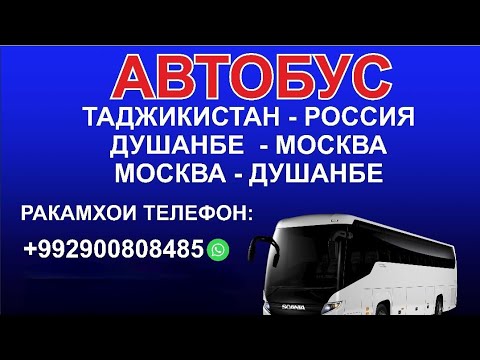 Видео: Автобус Москва Душанбе Бохтар Кулоб@roigon_avia