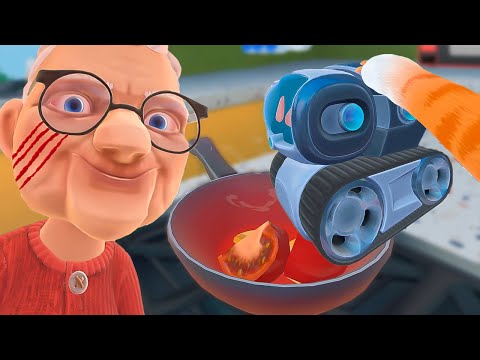 Видео: КОТ СДЕЛАЛ БАБУЛЕ КОСМИЧЕСКИЙ ОБЕД! Космо это не очень понравилось! I Am Cat VR / Часть 11 /
