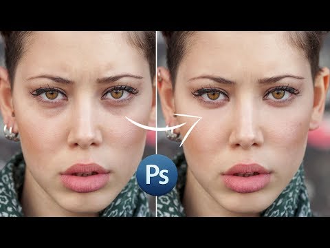 Видео: Уроки Фотошопа | Как убрать круги под глазами / Обработка фотографий в Photoshop