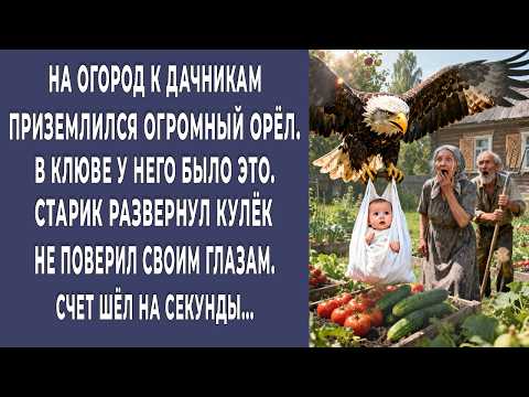 Видео: Этот огромный орёл с кульком в клюве поднял на уши всё село. Дед развернул кулёк счёт шел на секунды