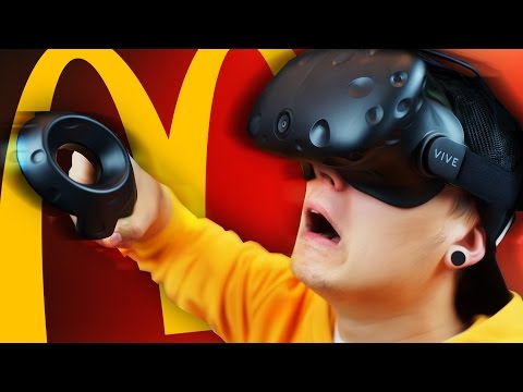 Видео: ВИРТУАЛЬНЫЙ МАКДОНАЛЬДС | ИВАНГАЙ | HTC Vive Job Simulator