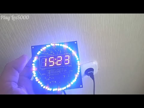 Видео: Набор для пайки и сборки.Часы.