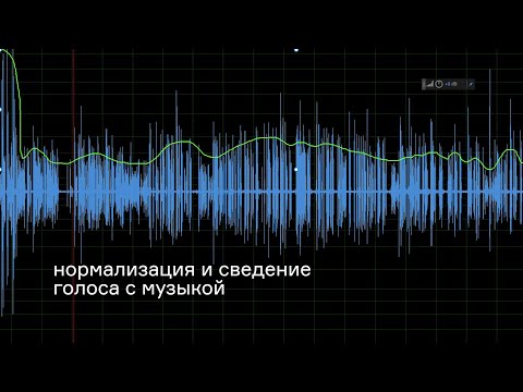 Видео: Нормализация голоса, вычищение шума и сведение с музыкой. Работа с компрессором / Audition