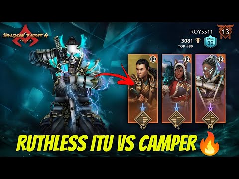 Видео: Иту беспощаден к этому профессиональному кемперу 💀🔥 | Renova Gaming ✨ | Shadow Fight 4: Arena