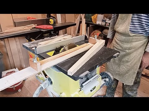 Видео: Изготовление ножки под конус на циркулярной пиле