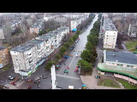 Видео: Днепрорудное, съемка дроном