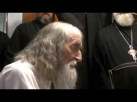 Видео: Постриг в схиму о.Сергия Хомутова игуменом Георгием 16.01.2015 г