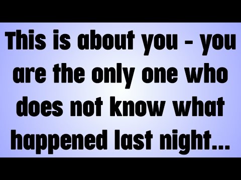 Видео: 💸 ЭТО КАСАЕТСЯ ТЕБЯ - ТЫ ЕДИНСТВЕННЫЙ, КТО НЕ ЗНАЕТ, ЧТО ПРОИЗОШЛО ПРОШЛОЙ НОЧЬЮ...