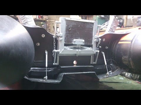 Видео: Регулируемый транец винт-водомет