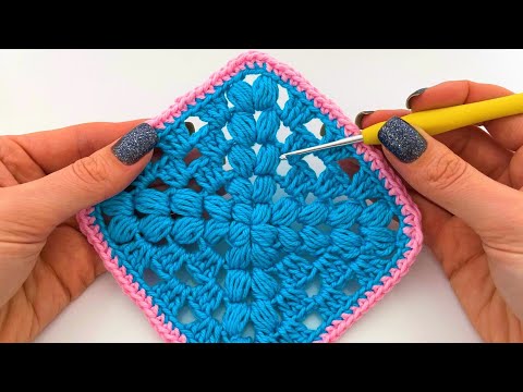 Видео: ВЯЗАНИЕ КРЮЧКОМ КВАДРАТ С ОБЪЕКТИВНЫМ СТЕЖКОМ