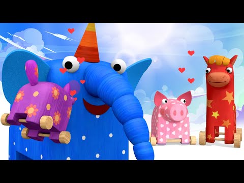 Видео: Самые добрые серии 🤗💖 – Все серии – Сборник – Деревяшки | Развивающий мультик для малышей
