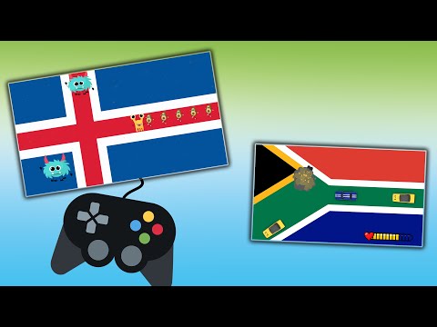 Видео: Что, если бы флаги превратились в видеоигру / Развлечение с флагами