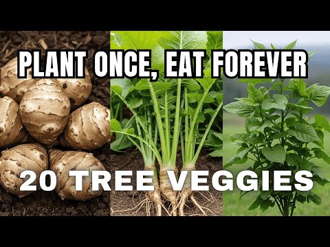 Видео: Эти 20 овощей растут как фруктовые деревья! Посади один раз — ешь вечно