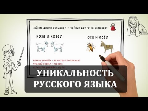 Видео: Русский язык. Факты про русский язык. Уникальный и лучший язык в мире