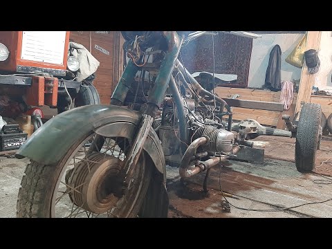 Видео: Сборка трицикла из Урала часть 2