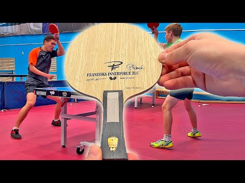 Видео: Карбон не значит быстро! BUTTERFLY Franziska Innerforce ZLC!Основание для настольного тенниса!