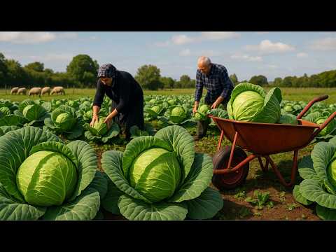 Видео: СБОР КАПУСТЫ и приготовление традиционных солений | Жизнь бабушки в деревне в Азербайджане 🌾