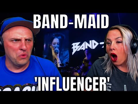 Видео: BAND-MAID: «INFLUENCER» на Yokohama Arena 2023 (🎸🤘 Kobato летит высоко 🤘🎸) РЕАКЦИИ THE WOLF HUNTERZ