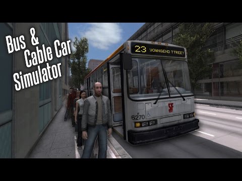 Видео: Bus & Cable Car Simulator: San Francisco. Bus Line 23. Первый рейс!