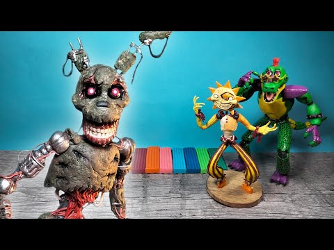 Видео: 🔥Лепим БЁРНТРАПА•ФНАФ СЕКЬЮРИТИ БРИЧ• из полимерной глины| ✅Fnaf Security Breach|Полимерная глина