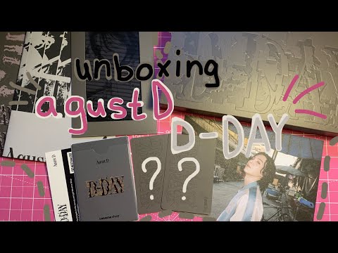 Видео: *:📔распаковка альбома agust d • bts D-DAY | unboxing kpop album💿 ⋆·˚ ༘#kpop #unboxing #bts #agustd