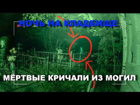 Видео: НОЧЬЮ УЖАСНЫЕ КРИКИ И ЗВУКИ РАЗДАВАЛИСЬ ИЗ МОГИЛ НА КЛАДБИЩЕ/НОЧЬ НА АНАМАЛЬНОМ УЖАСНОМ КЛАДБИЩЕ