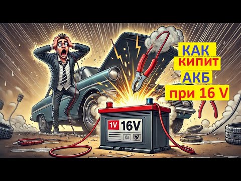 Видео: #Аккумулятор. 🚨 Кипит аккумулятор! Опасное напряжение 16В – Что делать? 🔥⚡ Или это неправда !!!!