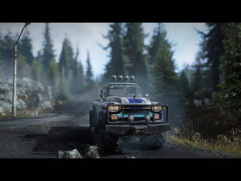 Видео: Chevrolet Apache на ОЧЕНЬ красивой карте в Канаде ( Snow Runner ) Logitech G29 