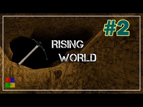 Видео: Rising World прохождение #2 ♦ ПЕЩЕРА ♦