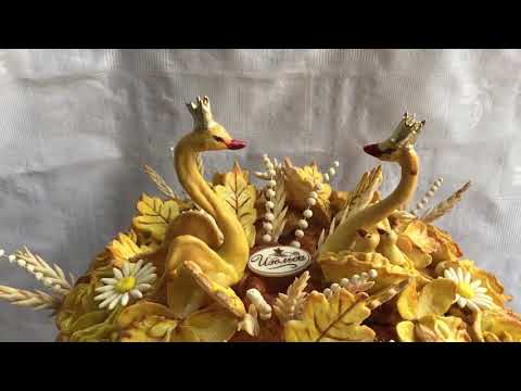 Видео: Свадебный каравай на благословение.От Частной Пекарни «Каравай-Изольда»