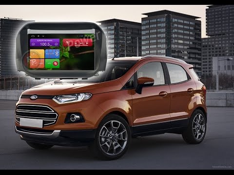 Видео: Ford Ecosport  штатное головное устройство. Тест установки Android, Redpower 18250