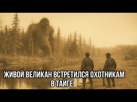 Видео: Живой ВЕЛИКАН вышел к охотникам В ТАЙГЕ