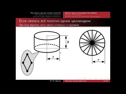 Видео: Структура сетевого полотна кастинговой сети + примеры | Cast net mesh structure + examples