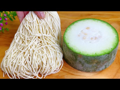 Видео: Одна дыня плюс 2 юаня лапши, из кастрюли не ожидал, что это будет так вкусно,
