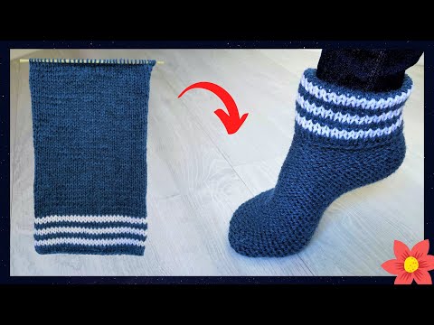 Видео: НЕВЕРОЯТНЫЙ! Я НИКОГДА НЕ ПРЕДСТАВЛЯЛА, ЧТО ВЯЗАТЬ НОСОК БУДЕТ ТАК ПРОСТО