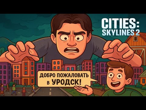 Видео: БРАТИШКИН ИГРАЕТ В Cities: Skylines 2 ОСНОВАНИЕ ГОРОДА УРОДСК