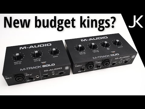 Видео: Интерфейс USB M-Audio M-Track Solo и Duo – ОБЗОР (в сравнении с Behringer)