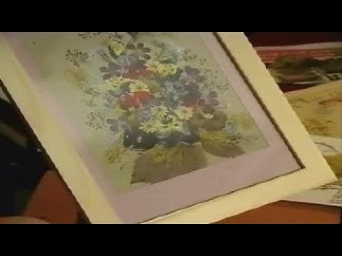 Видео: Создаем лубочные картины (флористическая живопись). Мастер класс