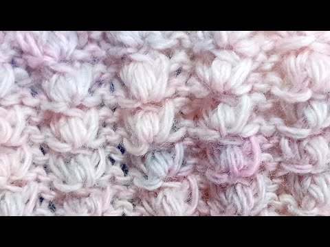 Видео: Gorgeous pattern, knits interestingly.Плотный,объёмный, универсальный узор для свитеров,шапочек.