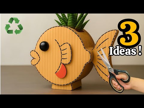 Видео: Из мусора в сокровище! ♻️💰 3 идеи, как превратить картон в богатство😱💎