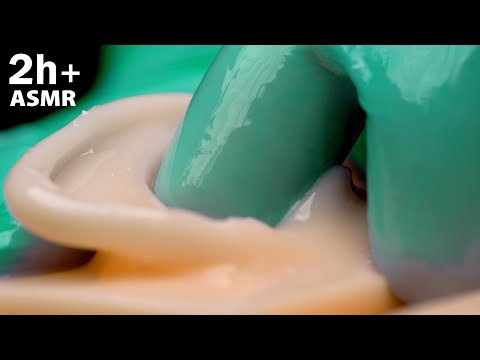 Видео: ASMR / Глубоко и глубоко! Массаж глубоко в уши (2часа/ только масло/асмр)