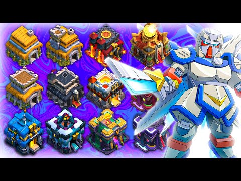 Видео: Новые Юниты НА ВСЕХ РАТУШАХ в Clash of Clans