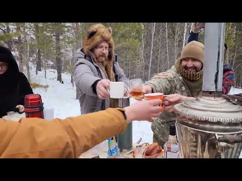 Видео: Новогодняя вылазка веселой компании
