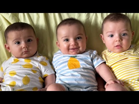 Видео: ВЛОГ 37 | Нова количка | 7месеца тризнаци💛