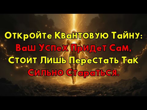 Видео: Квантовый Сдвиг: Как Все Получится, Если Перестать Стараться Изо Всех Сил